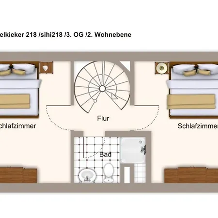 Hus Inselkieker Hus Inselkieker 218 Apartment